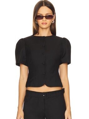 Lioness Femme Blouse in Oynx